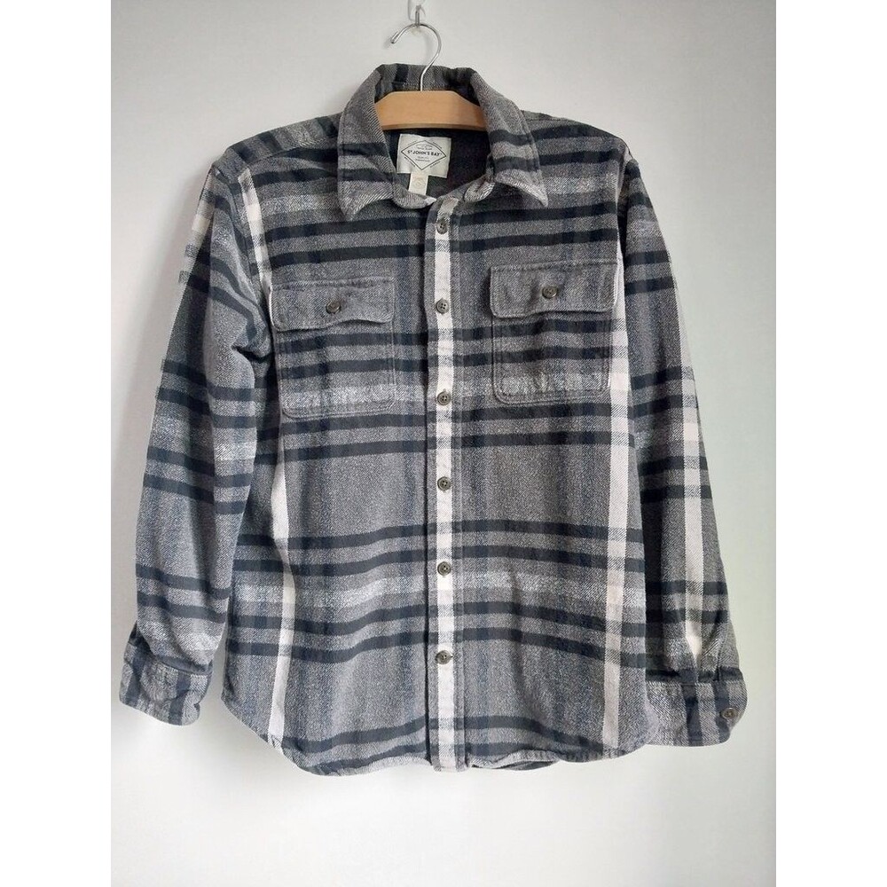 St. John's Bay Men's Plaid Large Flannel Shirt/Jacket